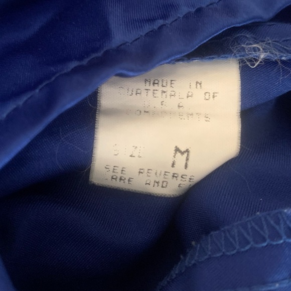 Metallic Cobalt Satin Sleep Shorts - Picture 2 of 4